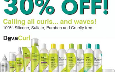 DevaCurl Products 30% off.